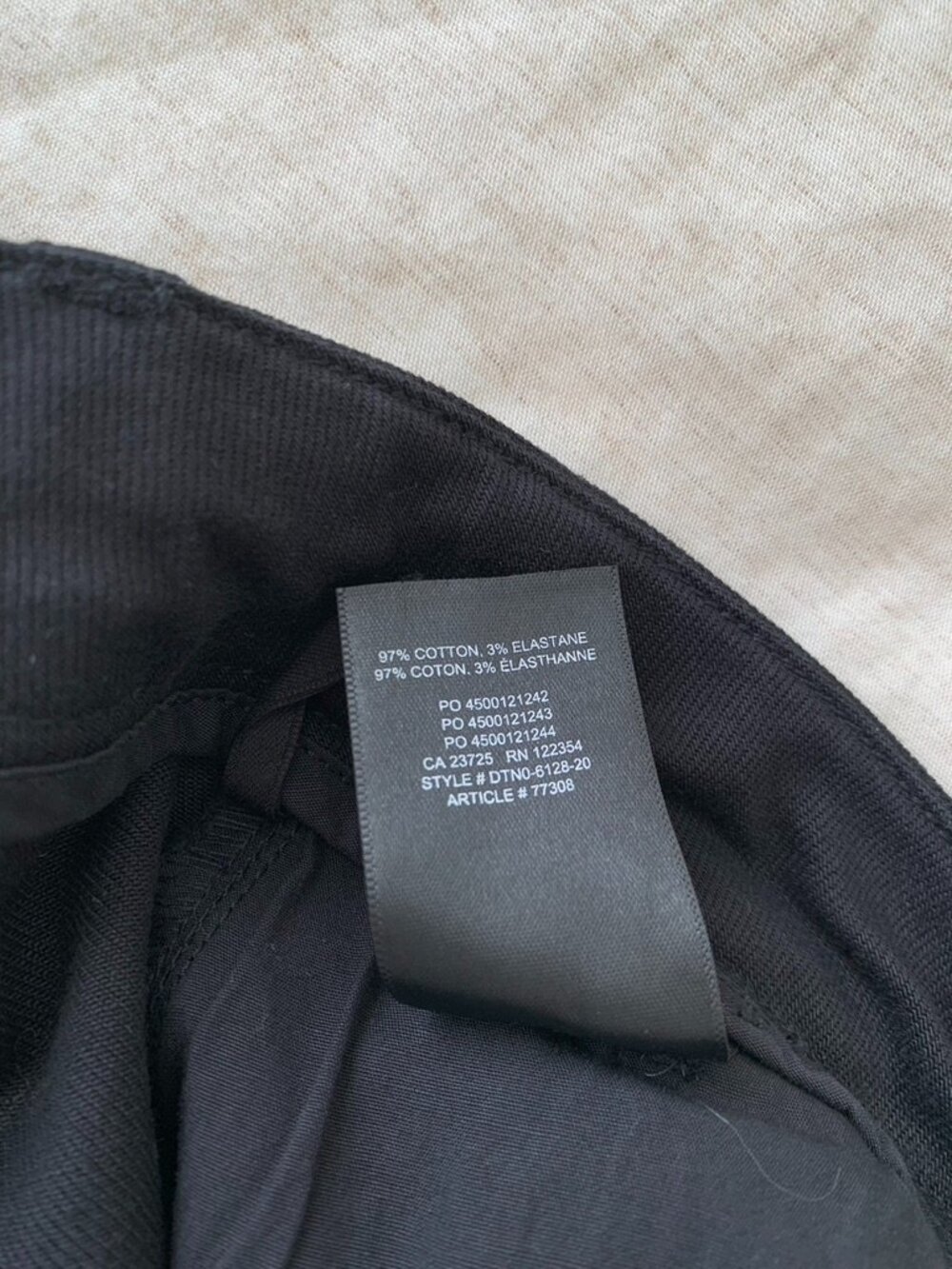 Babaton Andro BLACK Women's Trouser Pant Size 8 - Picture 7 of 7